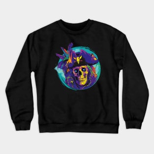 Grinning Undead Pirate Crewneck Sweatshirt